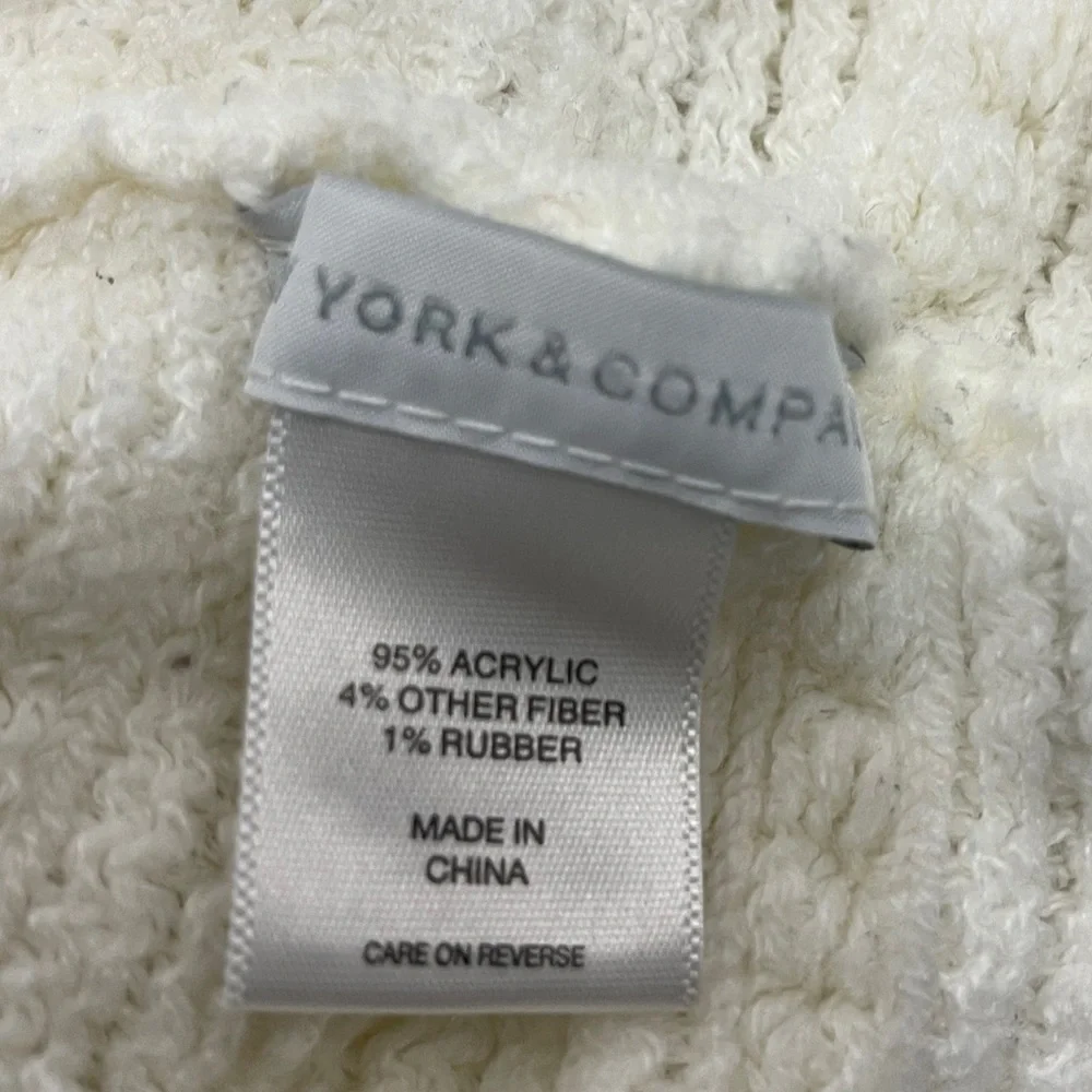 *New York & Company Women's Beige Knitted Infinity Scarf
